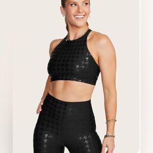 Show Up Printed Bra, small, black.NWT.